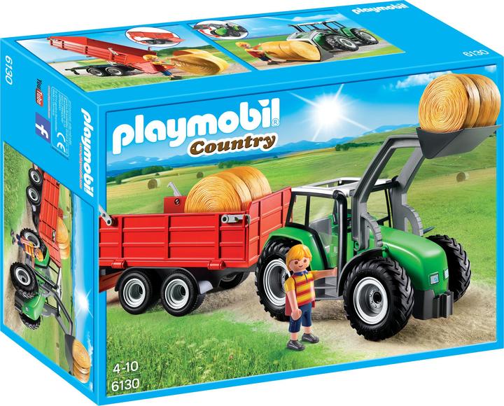 Playmobil Grande trattore con rimorchio (6130)