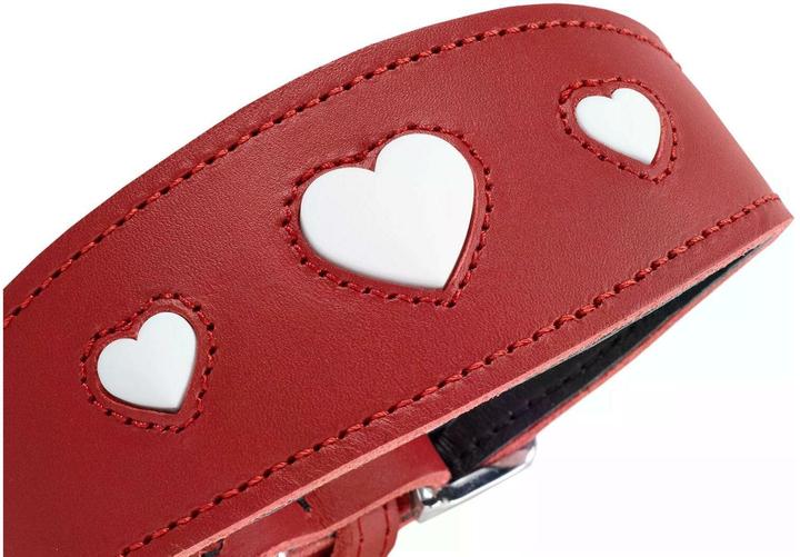 Immagine prodotto Hunter Collare Greyhound Love 37/XS-S, rosso/nero (Generale)