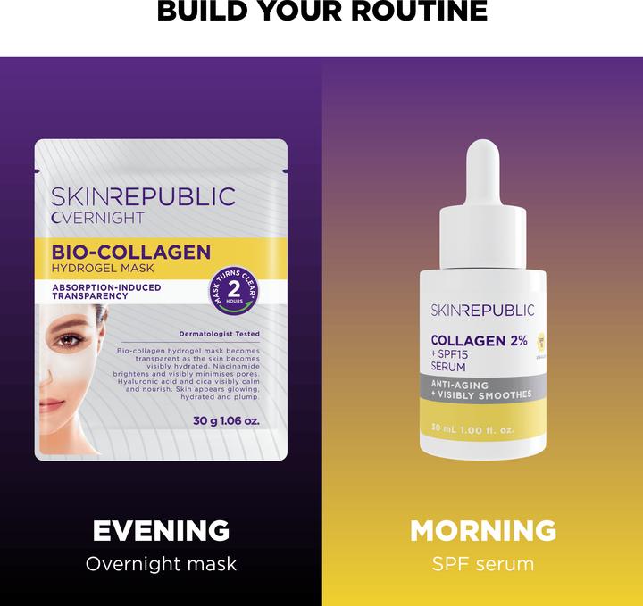 Image du produit Skin Republic Collagen Biocollagen Overnight Hydrogel Maske (30 ml)