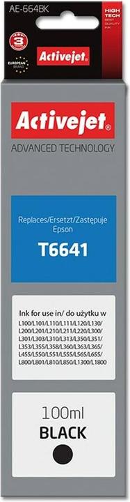Energie-Label Activejet AE-664Bk - Kompatibel - Tinte auf Farbstoffbasis - Schwarz - Epson - Epson: L100 (BK)