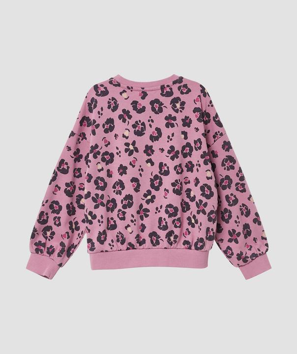 Produktbild s.Oliver Sweatshirt Oversize-Sweatshirt mit All-over-Print (98)