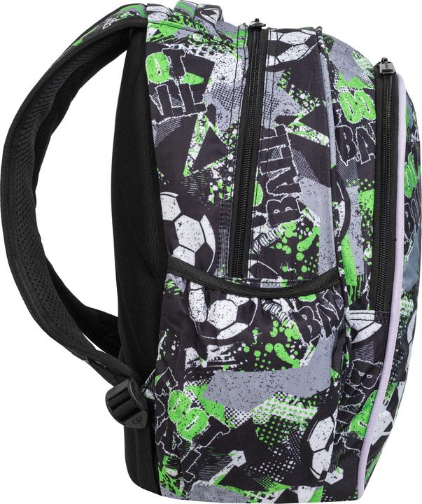 Actual product image Coolpack Satchel fabric black, green