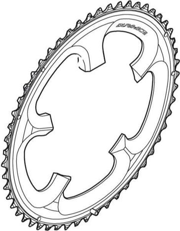 Actual product image Shimano Extérieur DURA-ACE 7900 Double (52)