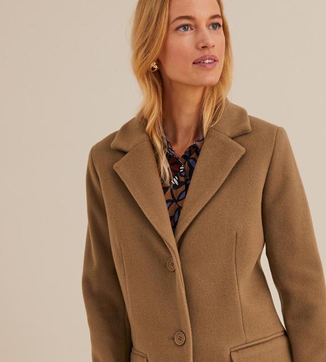 Actual product image Anne Weyburn Half-length coat with button fastening