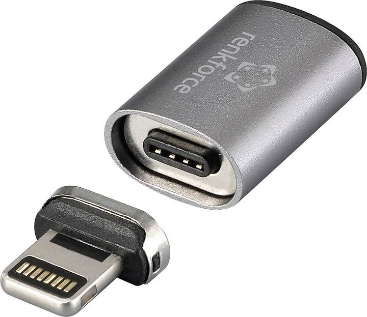 Renkforce USB-C®, Apple iPad/iPhone/iPod Adapter (1x USB-C® Buchse - 1x Apple Li