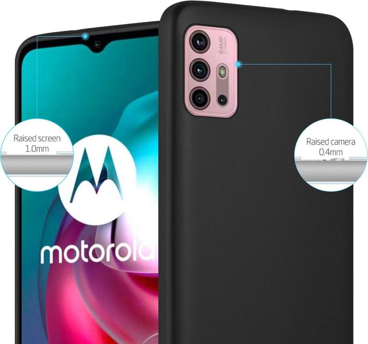 Produktbild Cadorabo TPU Matt Metallic Hülle (Motorola Moto G10, Motorola Moto G30)