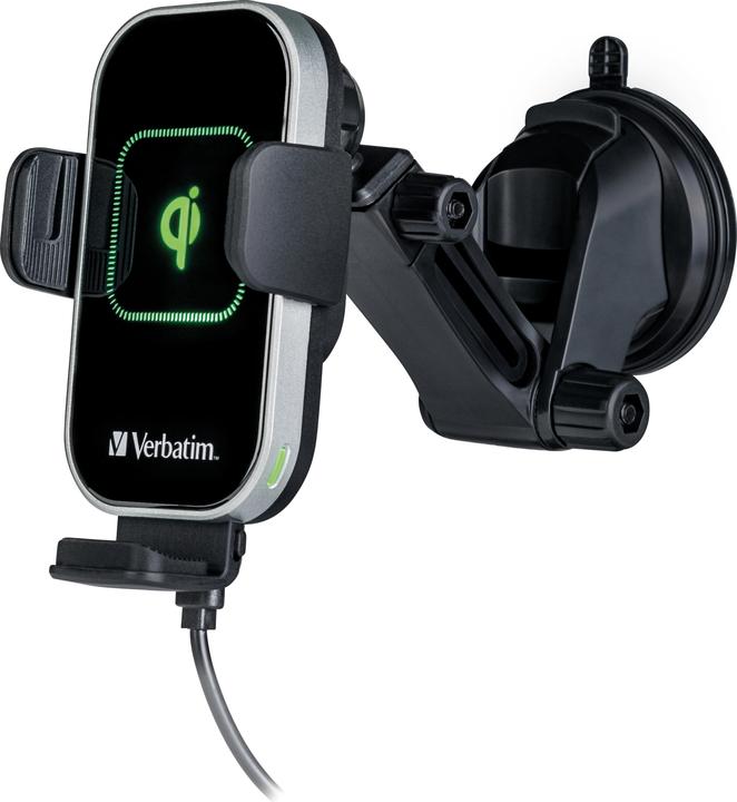 Actual product image Verbatim Fast Qi Fast Wireless Car Charger USB-C 15W FWC-03 Pro