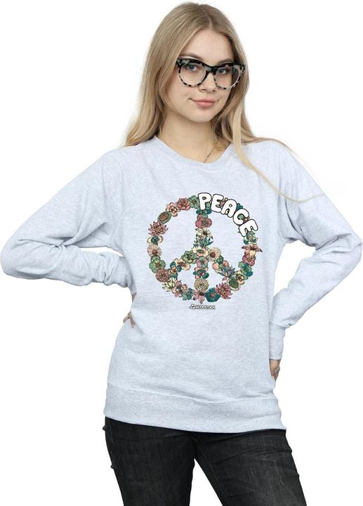 Immagine prodotto Woodstock Floral Peace Felpa Donna (L)