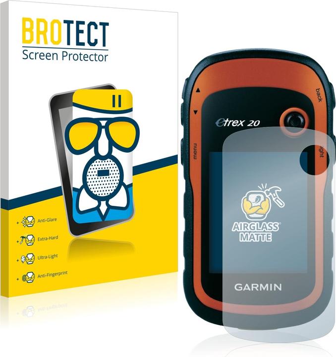 Produktbild BROTECT Schutzglas für Garmin eTrex 20 Schutzfolie Displayschutz Display Schutz Glas Folie matt