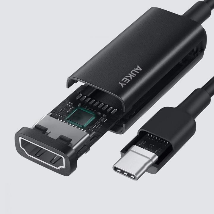Image du produit Aukey HDMI - USB C (USB-C, HDMI, 20 cm)