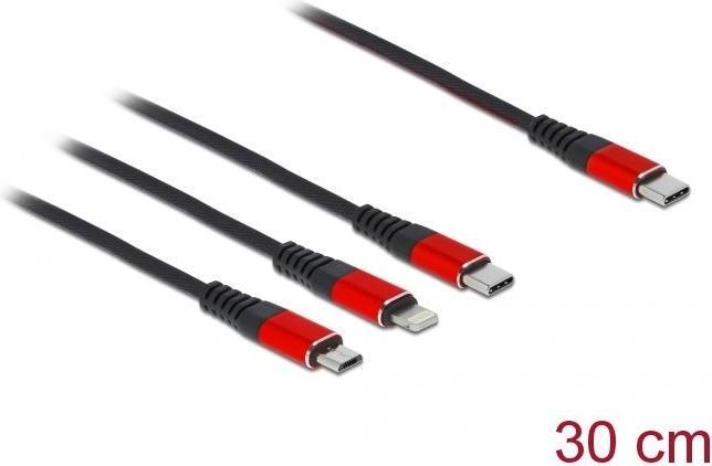 Image du produit Delock 3in1 (0.30 m, USB 2.0, 5 W)