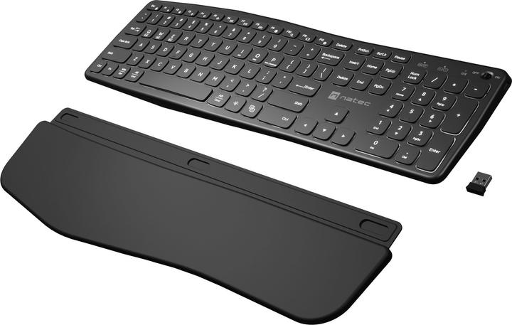 Immagine prodotto Genesis KLAWiatura Natec KLAWIATURA NATEC PORIFERA US BEZPRZEWODOWA BLUETOOTH + 2.4GHZ X-SCISSOR PODŚWIETLEN (Ing. Int., Senza fili)