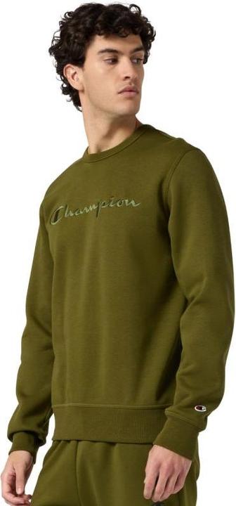 Productafbeelding Champion Herren-Sweatshirt mit Rundhalsausschnitt, oliv (M)