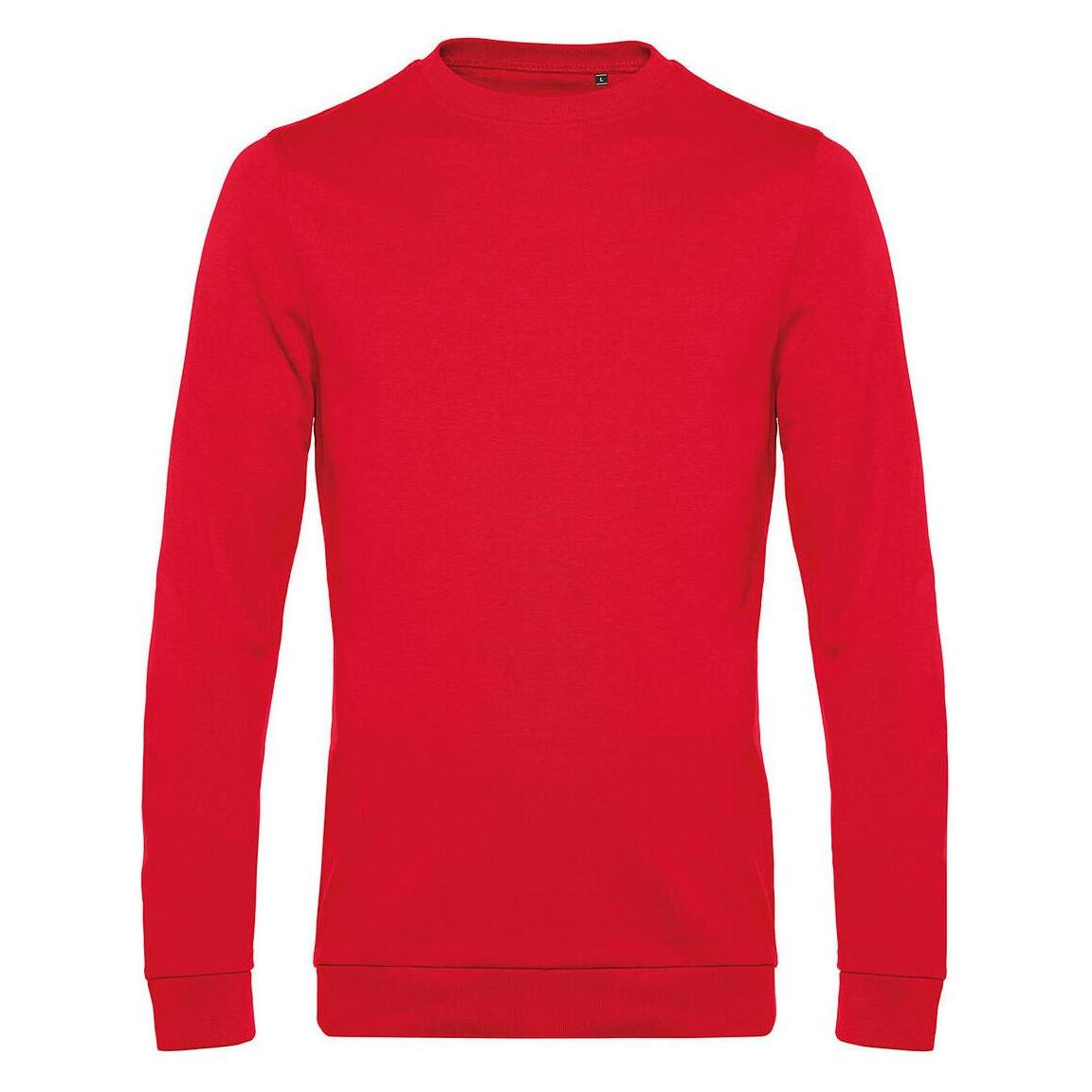 B&C, Unisex, Pullover, Sweatshirt Aus Französischem Terry, Rot, (Xl)