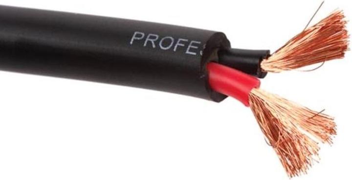 Actual product image Cables HIGH QUALITY SPEAKER WIRE - BLACK - 2 x 1.50 mm² - 100 m (100 m, 1.50 mm²)