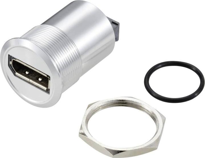 Tru Components TC-11980476 Display Port 1,2 paneeladapter voor aansluiting DisplayPort Buc
