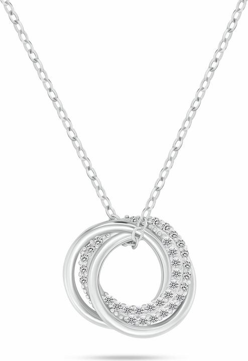 Immagine prodotto Brilio Argento - Catena Lambada CN008W - Lunghezza: 45 cm (Argento)