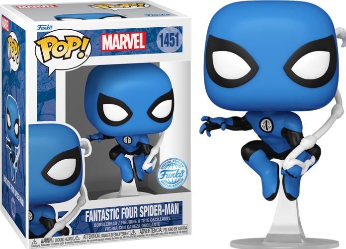 Actual product image Funko POP Marvel Spiderman (Blue Suit)