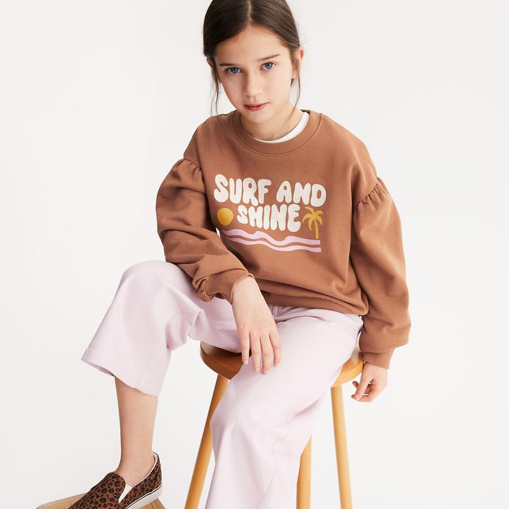 Actual product image La Redoute Collections Sweatshirt mit Rundhals und Message (122)