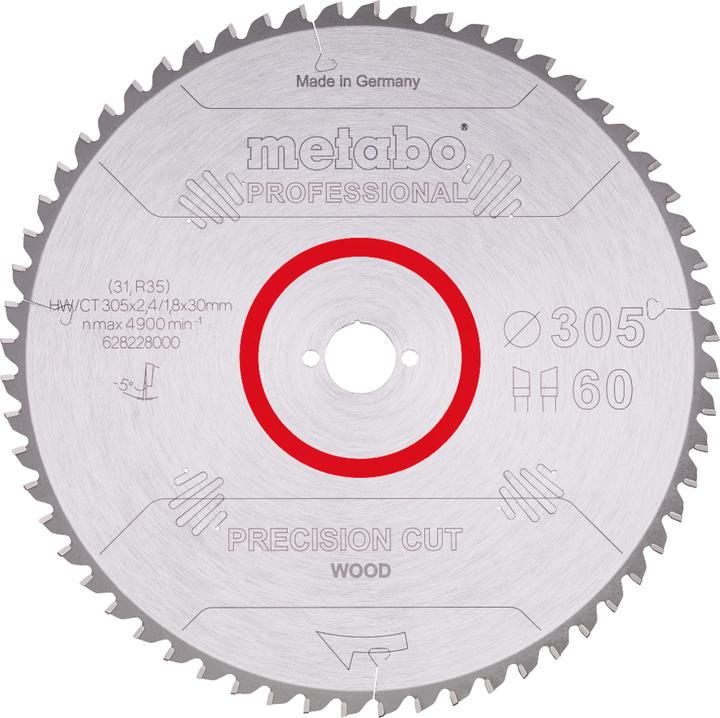 Immagine prodotto Metabo Legno tagliato di precisione - Professionale