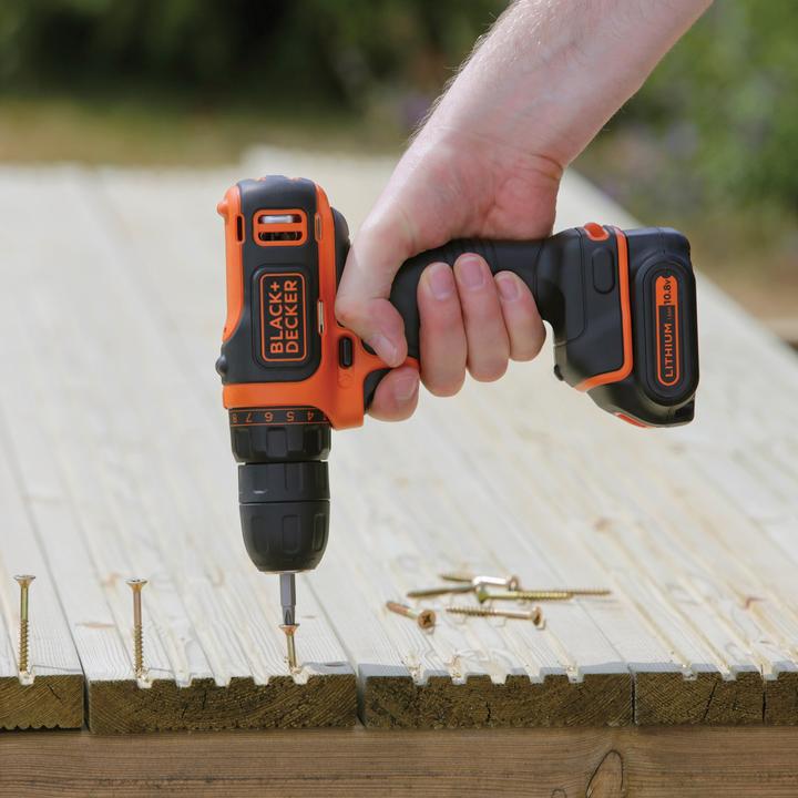 Actual product image Black & Decker BDCDD12K Cordless drill driver