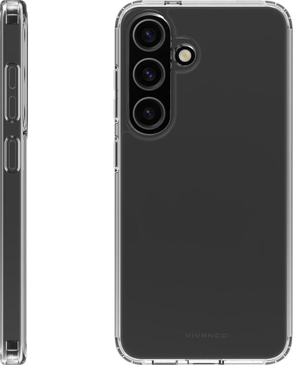 Actual product image Vivanco SAFE AND STEADY Cover for, transparent, 1.5m MIL-STD Drop-Protection (Samsung Galaxy S24+)