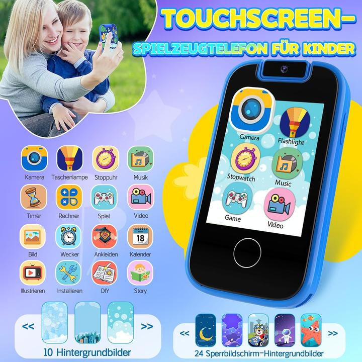 Produktbild Dhapy Kinder Smartphone mit Touchscreen und MP3 Funktion