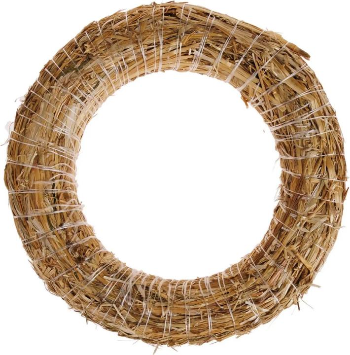 Opiflor Strohkranz 25 x 3 cm, 1 Stück, Kranz Art: Stroh (3 cm, 25 cm)