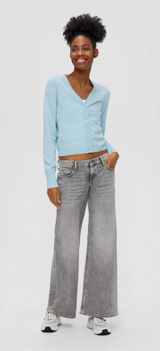 Produktbild s.Oliver Strickjacke Strickjacke aus Viskosemix (L)