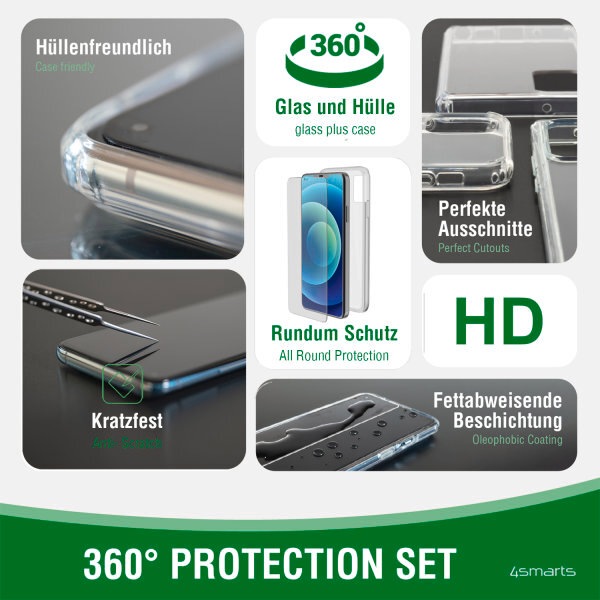Actual product image 4smarts 360° Protection Set (1 Piece, Samsung Galaxy S23 FE)