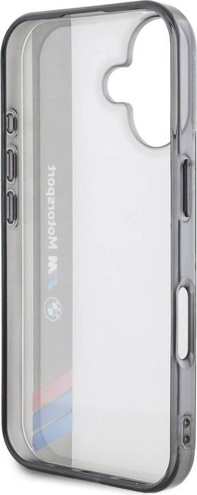 Image du produit BMW BMHCP16M23HTFEG iPhone 16 Plus 6.7" szary/grey hardcase Motosport IML Vertical Stripe (Apple iPhone 16 Plus)