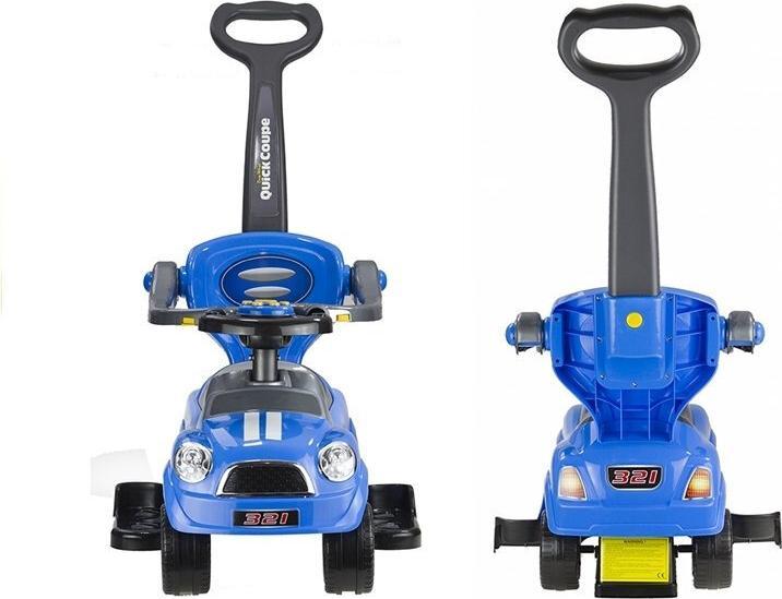 Actual product image Lean Toys Toddler Pusher Coupe - Blue