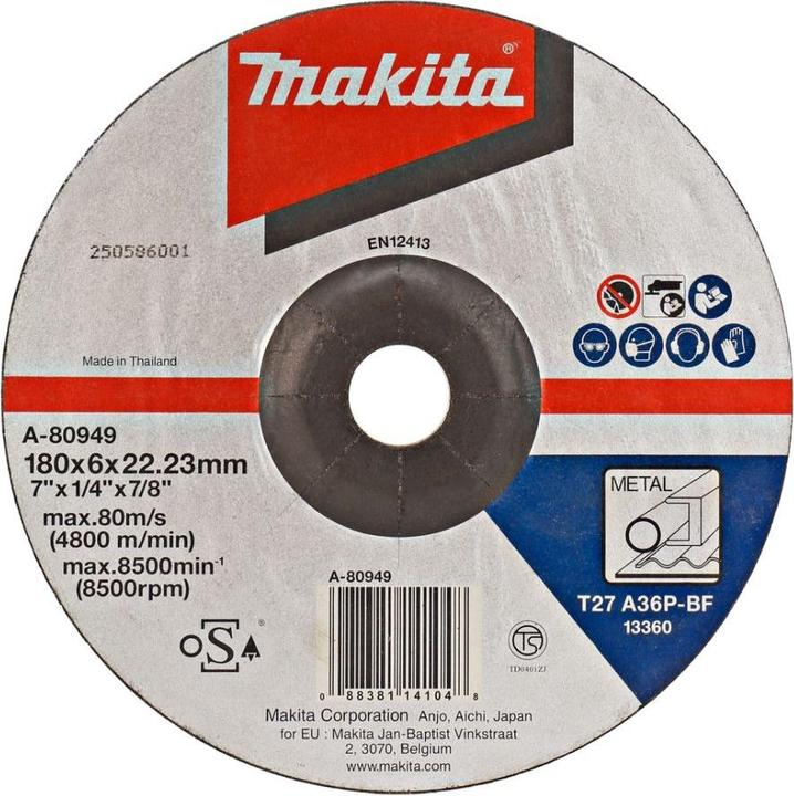 Produktbild Makita Schruppscheibe 180/22,23 A36P