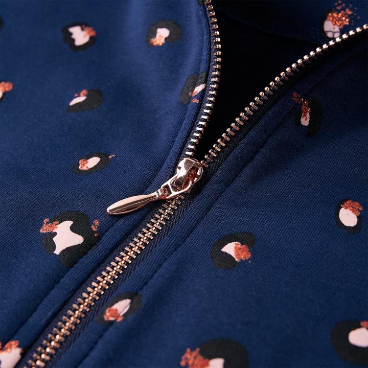 Immagine prodotto VidaXL Maglia con cappuccio per bambini blu navy 104,Materiale: 95 (104)