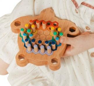 Actual product image Activity Board Motorised wooden toy, wooden sorter, handmade sensory toy for toddlers
