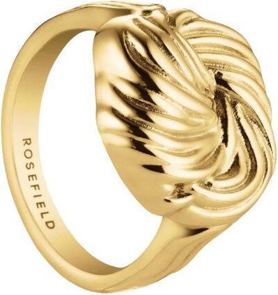 Rosefield - Luxurious gold-plated ring Knot Statement JRSK - Circuit: 50 mm (50)
