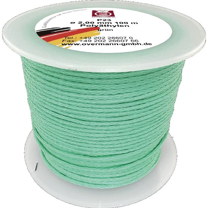 HP Autozubehör, Seil, Maurerschnur Länge 100 m Ø 1,7 mm 30 kg Polyethylen grün (100 m)