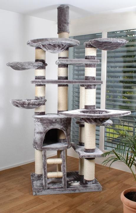 Pet Homes Scratching post MONT BLANC, grey