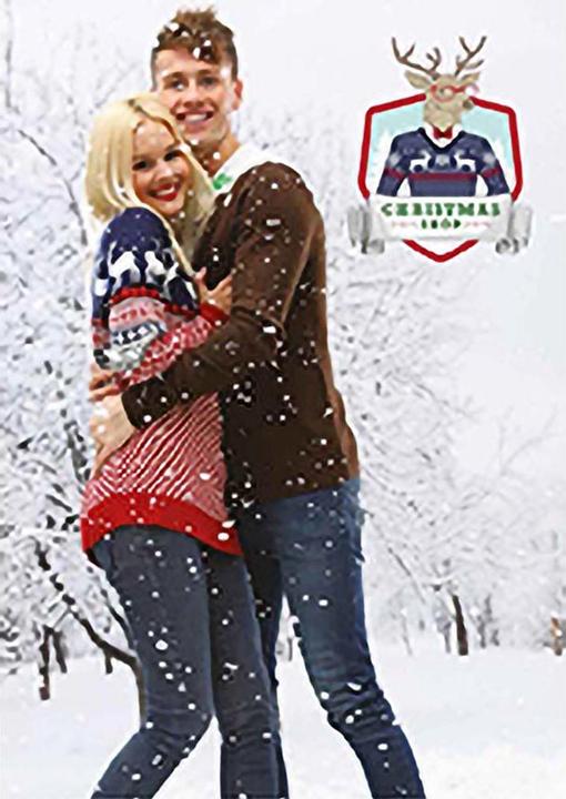 Image du produit Christmas Shop Pull avec design de Noël Christmas Pudding (S)