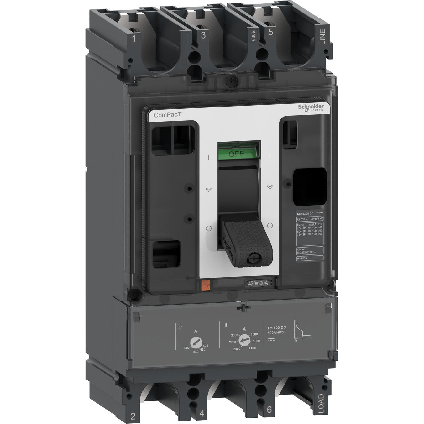 Schneider Electric Kompaktleistungsschalter, Relais