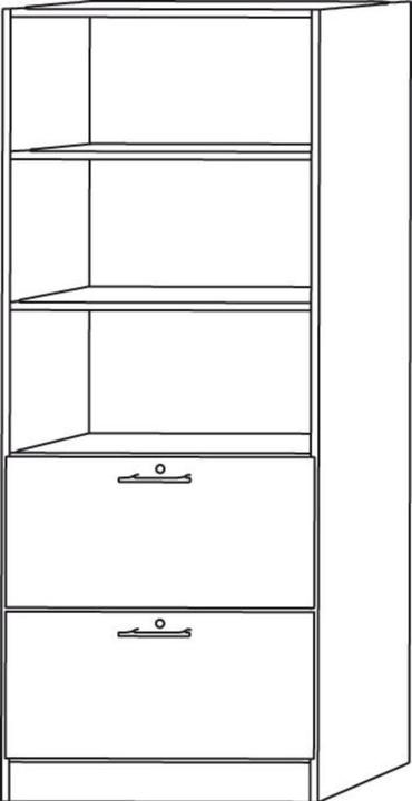 Actual product image Hammerbacher Solid (80 x 42 x 200.40 cm)