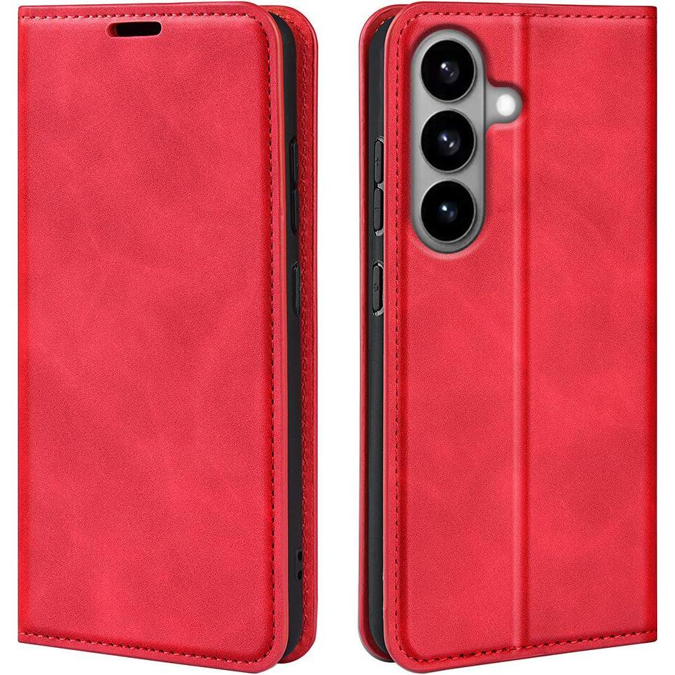 Cover-Discount Galaxy S26 - Stand Flip Case Hülle (Samsung Galaxy S26), Cover smartphone, Rosso