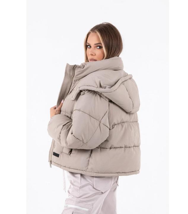 Produktbild Sixth June kurze oversized steppjacke it kapuze für daen (M)
