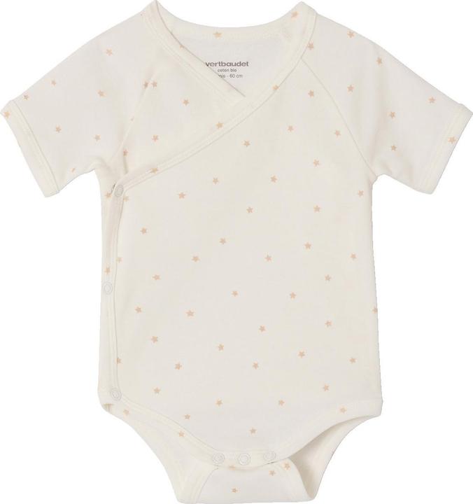 Actual product image Vertbaudet 5er-Pack Baby Wickelbodys mit kurzen Ärmeln, Hasenmotive (56)