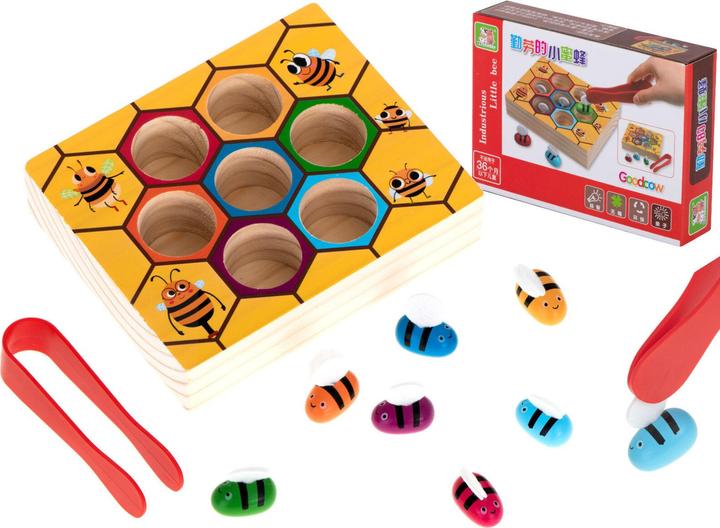 Actual product image Ikonka Honeycomb montessori bee educational game
