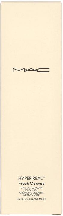 Actual product image MAC Cosmetics Hyper Real Fresh Canvas Cream-To-Foam Cleanser (Cleansing Foam, 125 ml)