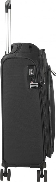 Immagine prodotto D&N Travel Line 9504 Set di valigie a 4 ruote, 3 pezzi con ripiegamento elastico (204 l, XL (da 115l))