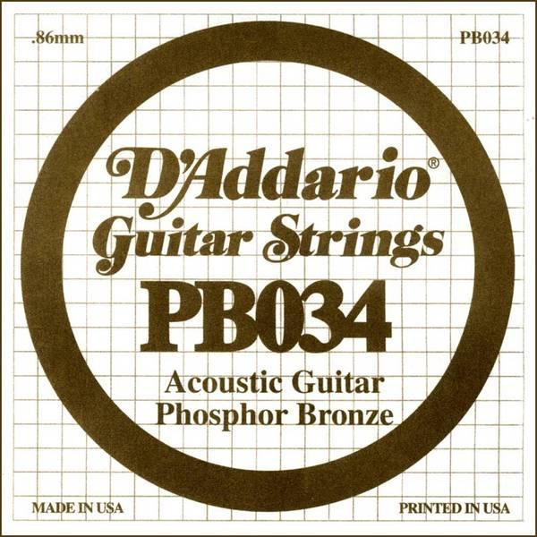 Produktbild D'Addario Pb034 (1x, Gitarre, 0.03")