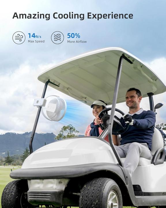 Produktbild Koonie Tragbarer Clip-On-Ventilator