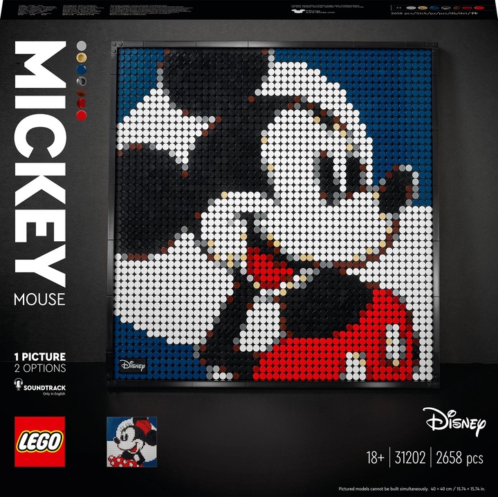 Immagine prodotto LEGO Topolino della Disney (31202, LEGO Art, LEGO DC)